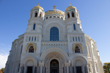 facade of the white cathedral
