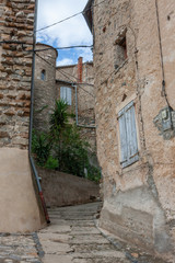 Roquebrun Languedoc France. Countrytown. Little alley