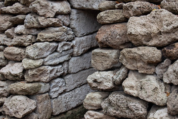 old masonry, wall of an ancient building