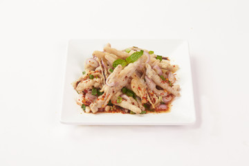 Thai Food on white background