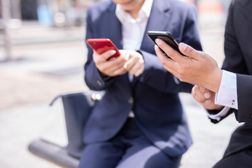 外回りするビジネスイメージ