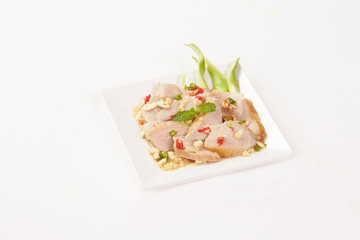 Thai Food on white background