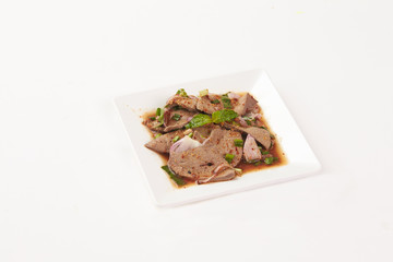 Thai Food on white background