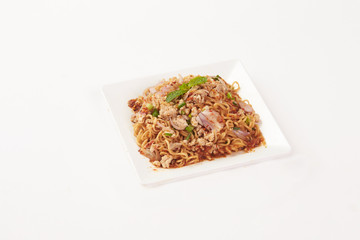 Thai Food on white background