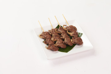 Thai Food on white background