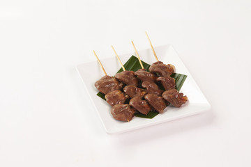 Thai Food on white background