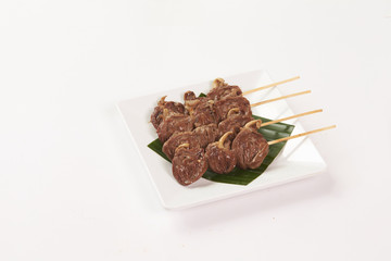 Thai Food on white background