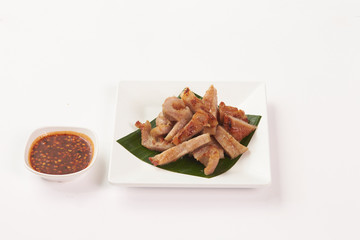 Thai Food on white background