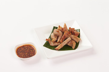 Thai Food on white background