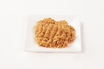 Thai food on white background