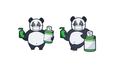 2 set panda © Dwi