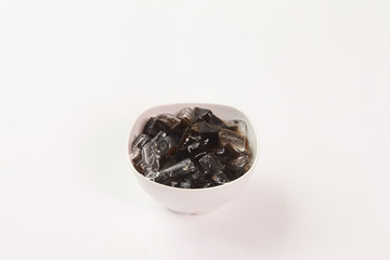 Thai food on white background