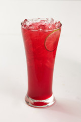 Thai food on white background