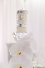 Wedding luxuary decoration in the restaurant