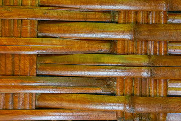 Background from a wooden mesh or wood