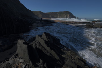 beach in the morning
