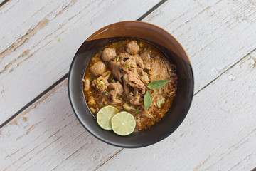 Noodles with Pork Noodles