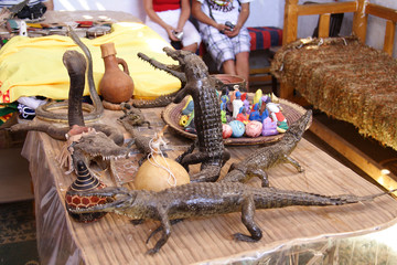 
Souvenirs from animals in the Nubian village