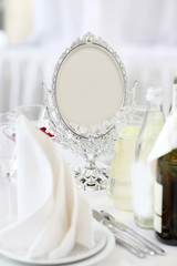 Beautiful decoration setup for wedding ceremony