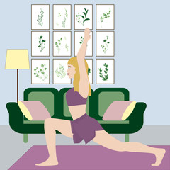 Home Yoga Workout - 339184508