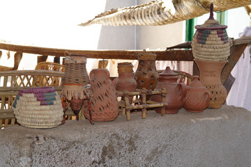
Souvenirs from animals in the Nubian village