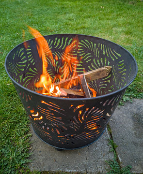Campfire at Easter in Germany