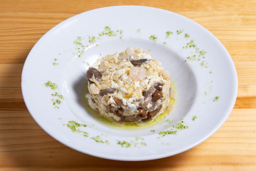 Omelette with mushrooms