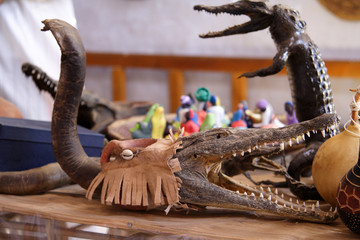  Souvenirs from animals in the Nubian village © moniadk