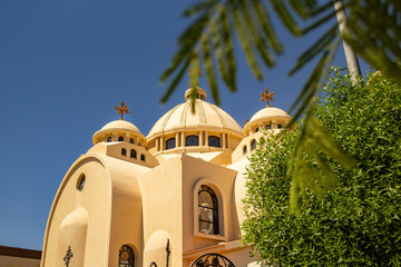 Coptic Orthodox Church in Sharm El Sheikh, Egypt. All Saints Church