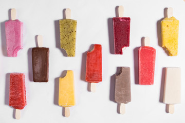 popsicle collection assorted ice cream lolly