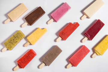 popsicle collection assorted ice cream lolly