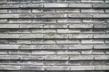 horizontal modern brick wall for pattern and background