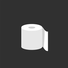 Toilet paper roll icon