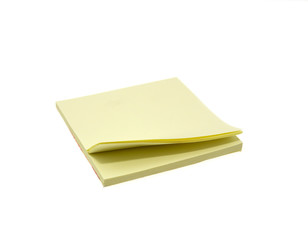  Note pad isolated on white background,
