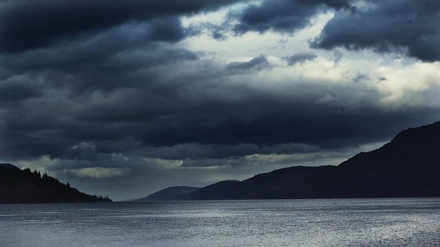 Ominous Loch Ness in Scotland