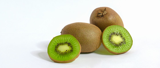 kiwi isolated on white background
