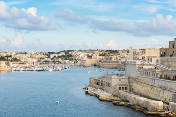 Malta / Malta. 03.09.2015.Valletta, Capital of Malta View from the Harbor Bridge
