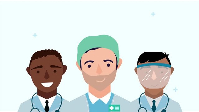 doctors staff characters animation