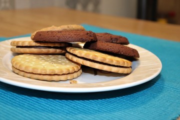 Delicious wafer with chocolate filling.