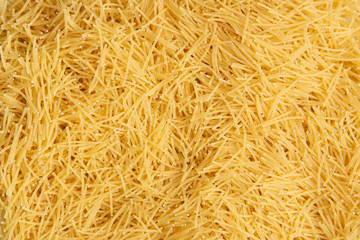 soup noodles background very close view