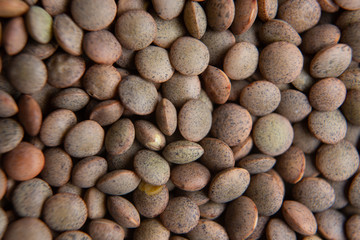 a bunch of lentils background