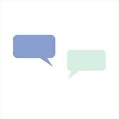 Naklejka premium SMS messages. Speech Bubbles. Short Message Service Bubbles.