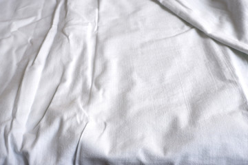 Obraz premium Beautiful advertising background. Cotton texture. White color