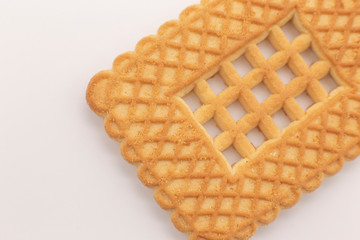 Beautiful cookies on a white background