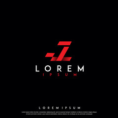 modern abstract technology logo. simple, gradient icon, template design