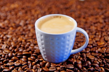 a cup of coffee

