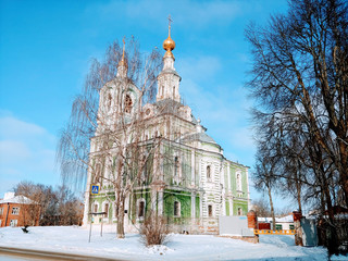 Old eastern orthodox Christianity church in baroque