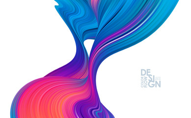 Modern colorful flow background with bstract wave liquid shape.
