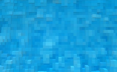 Abstract cube 3d extrude background,  shape render.