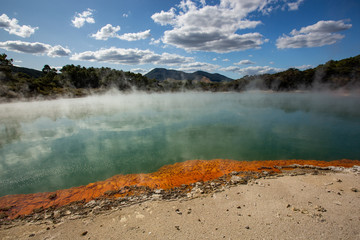 
Champagne Pool in Waiotapu Thermal Reserve, Rotorua, New Zealand
